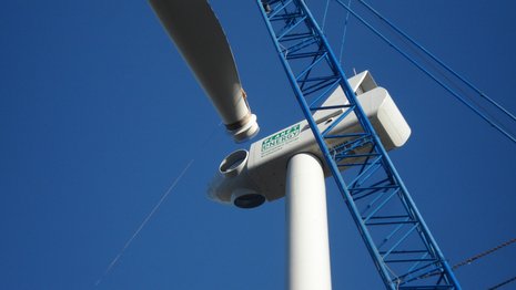 Montage eines Rotorblatts für eine Windkraftanlage
